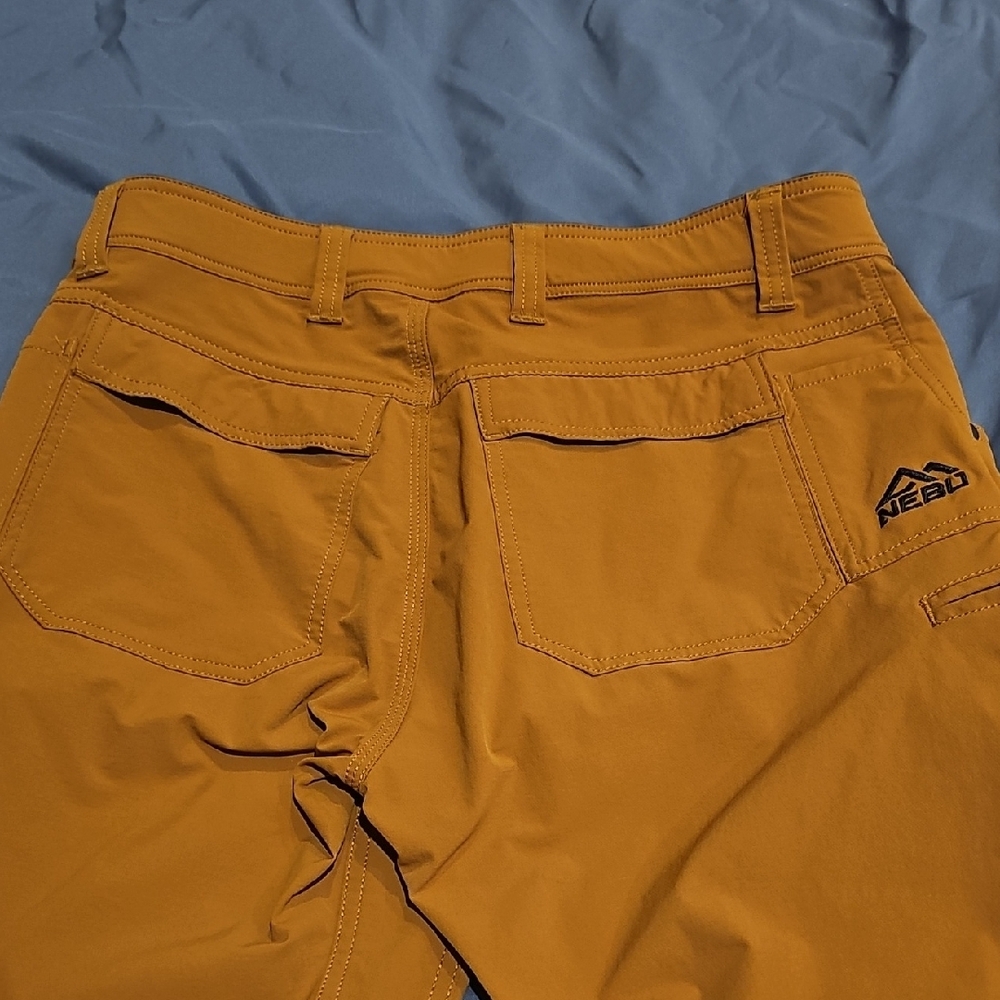 Men's Rustic Orange Cargo Pants - Picture 4 of 6